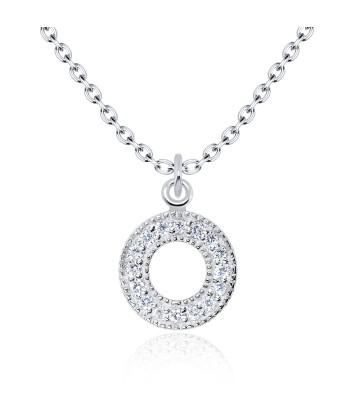 Round Silver Necklace SPE-2155